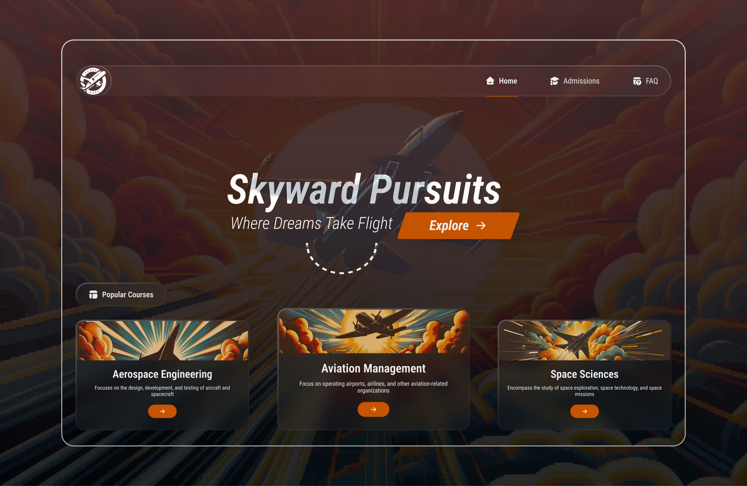 Aerospace Institute Landing Page